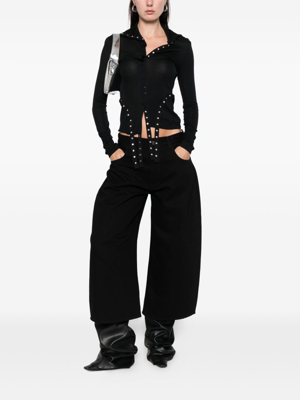 The Attico Jeans Black — Tailored Maternity Jeans for Women