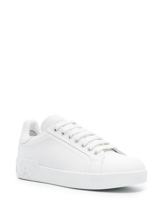 Dolce & Gabbana White Sneakers — Effortless Elegance