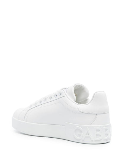 Dolce & Gabbana White Sneakers — Effortless Elegance