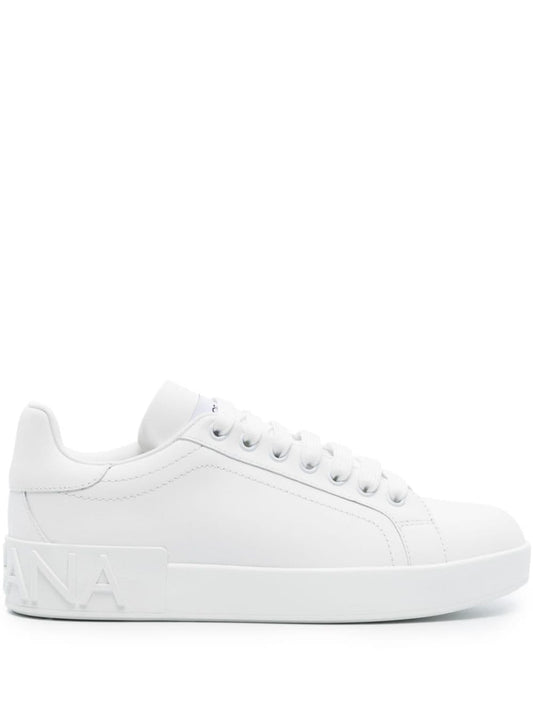 Dolce & Gabbana White Sneakers — Effortless Elegance