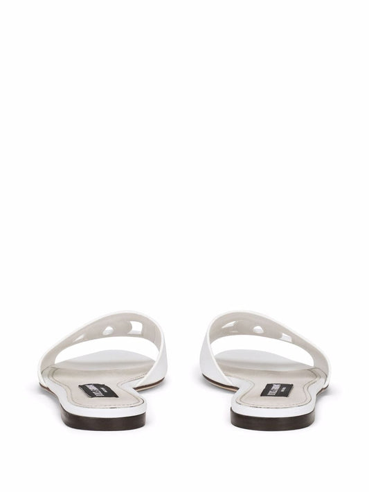 Dolce & Gabbana White Sandals — Effortless Elegance