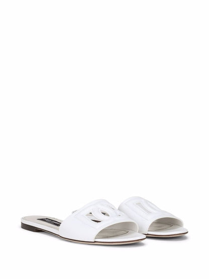 Dolce & Gabbana White Sandals — Effortless Elegance