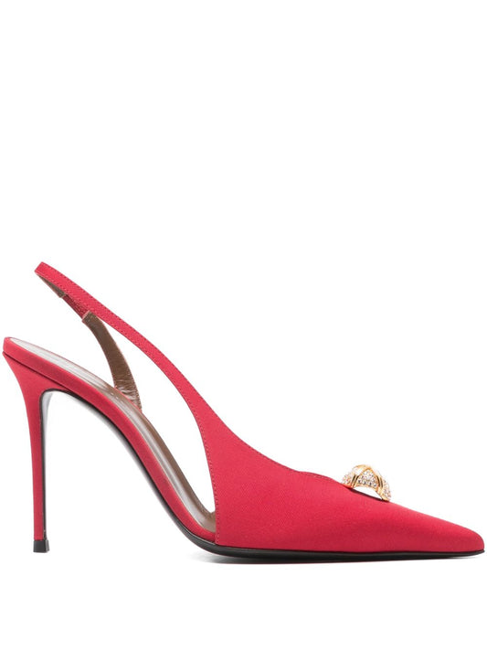 Giuseppe Zanotti Carole Slingback Pumps - Red 10.5cm