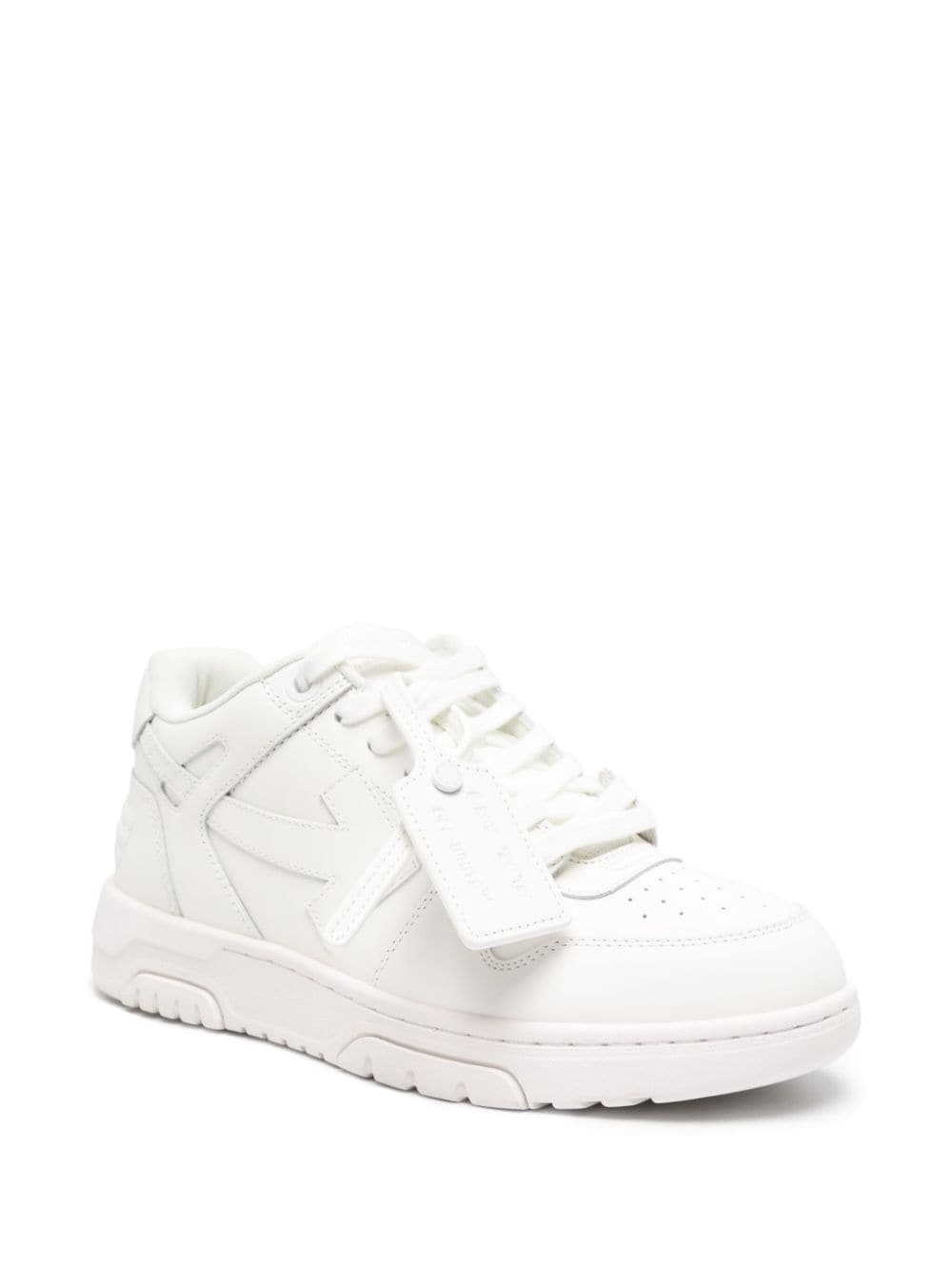 Off White Sneakers White — Calfskin Arrows Sneakers