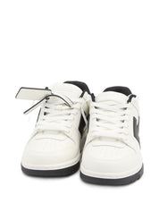 Off White Sneakers — White Lamb‑Leather Sneakers