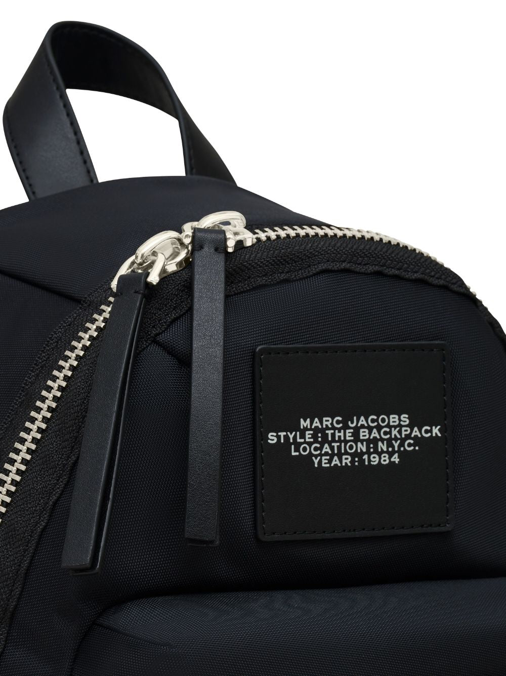 Marc Jacobs Black Backpack — Sculpted Nylon Minimalism