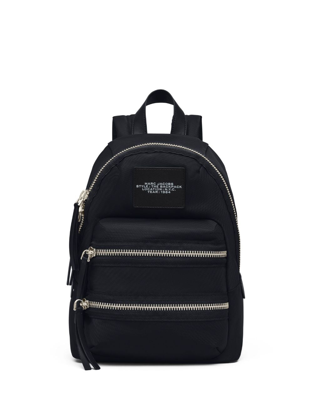 Marc Jacobs Black Backpack — Sculpted Nylon Minimalism