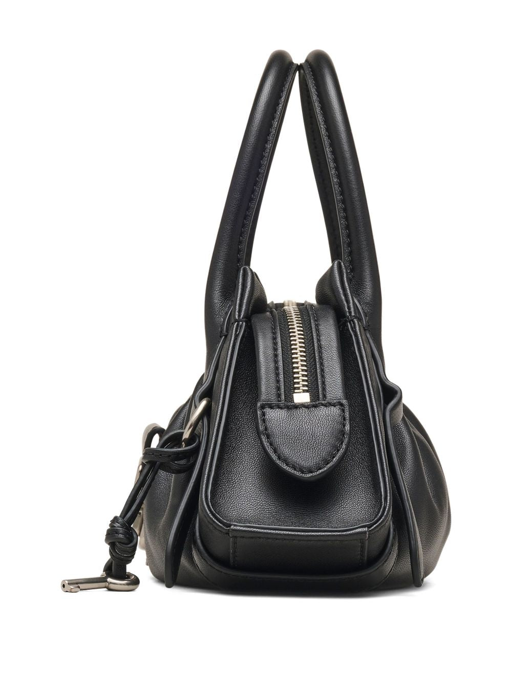 Marc Jacobs Black Leather Handbag — The Satchel Small