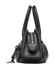 Marc Jacobs Black Leather Handbag — The Satchel Small