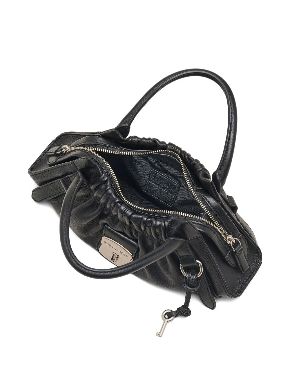 Marc Jacobs Black Leather Handbag — The Satchel Small