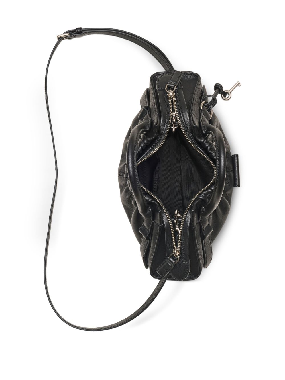 Marc Jacobs Black Leather Handbag — The Satchel Small