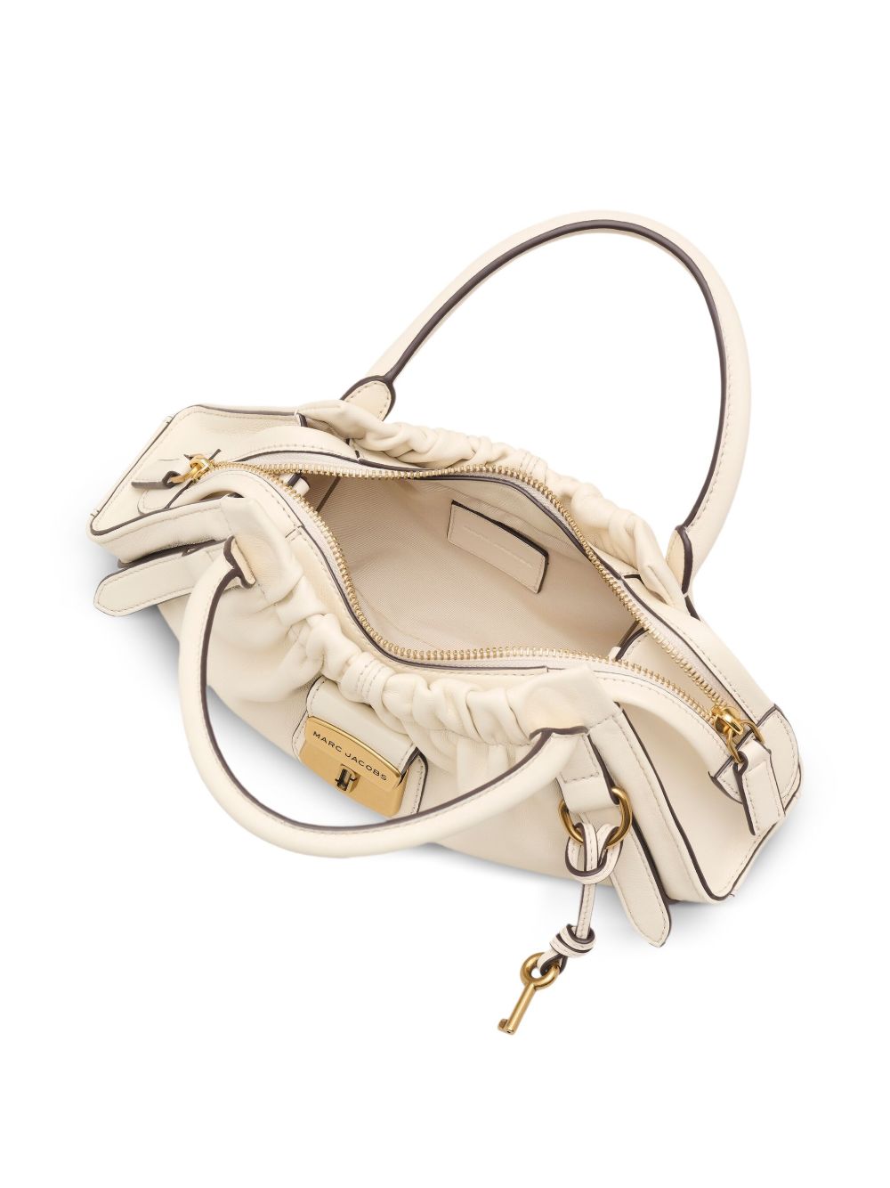 Marc Jacobs Ivory Satchel — Small Leather Handbag