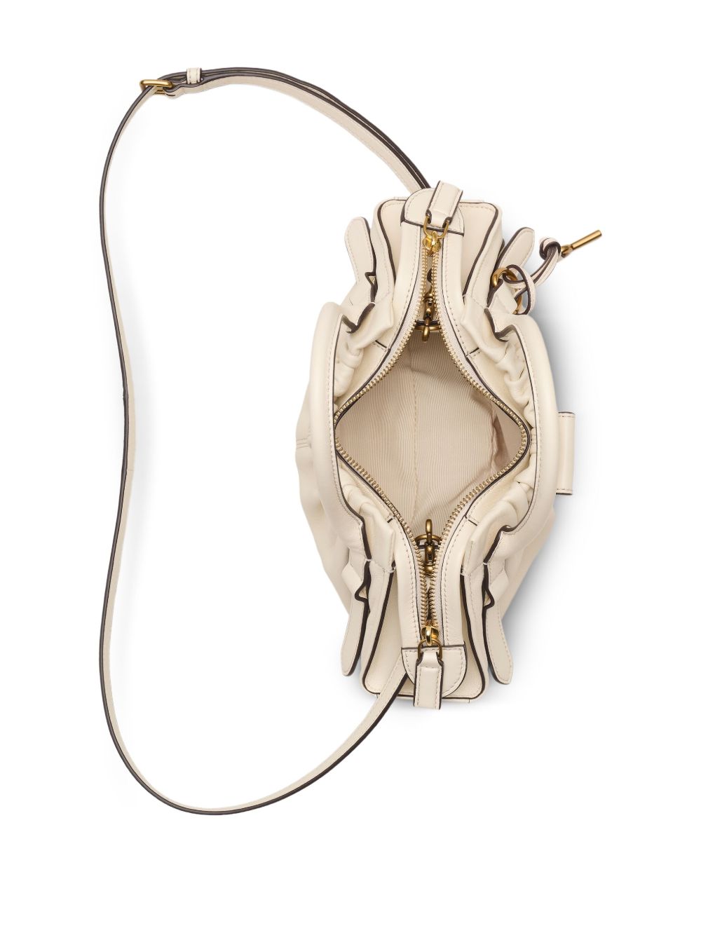 Marc Jacobs Ivory Satchel — Small Leather Handbag