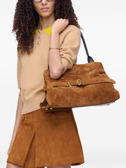 Leather Brown Marc Jacobs Shoulder Bag — Structured Satchel