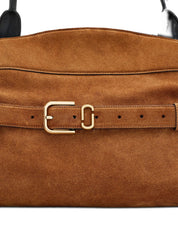 Leather Brown Marc Jacobs Shoulder Bag — Structured Satchel