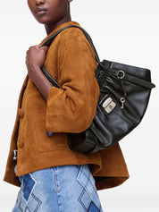 Marc Jacobs Black Leather Shoulder Bag — Structured Satchel