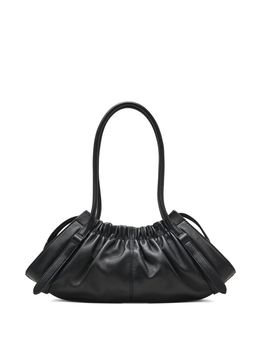Marc Jacobs Black Leather Shoulder Bag — Structured Satchel