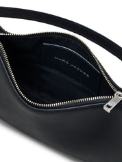 Marc Jacobs Black Leather Shoulder Bag — Smooth‑Grain Elegance