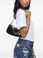 Marc Jacobs Black Leather Shoulder Bag — Smooth‑Grain Elegance
