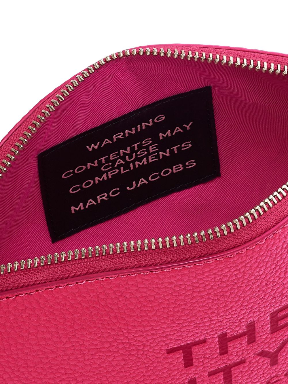 Marc Jacobs Fuchsia Wallet — Raspberry Pink Pebbled Leather