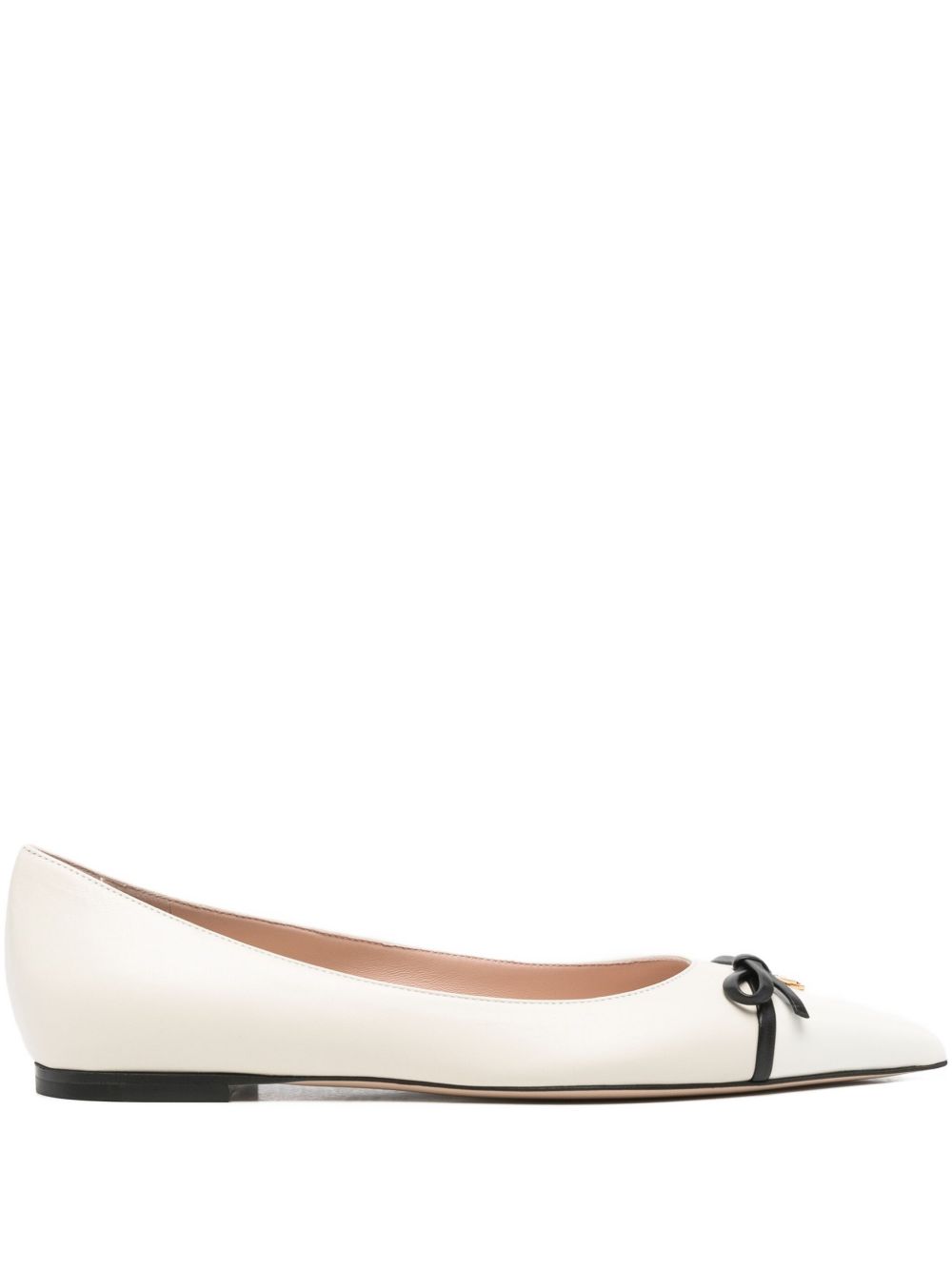 Valentino Garavani Flat Shoes Ivory — New Arrival