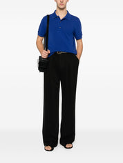 Tom Ford Cotton‑Blend Polo — Royal Blue Piqué