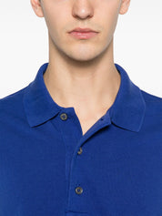 Tom Ford Cotton‑Blend Polo — Royal Blue Piqué