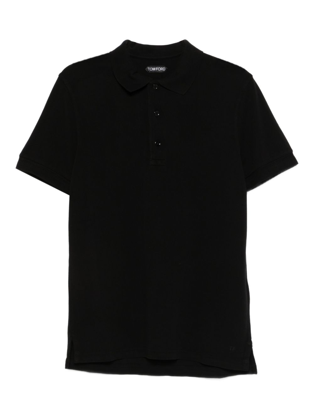 Tom Ford Black T-Shirts & Polos — Refined Cotton Piqué