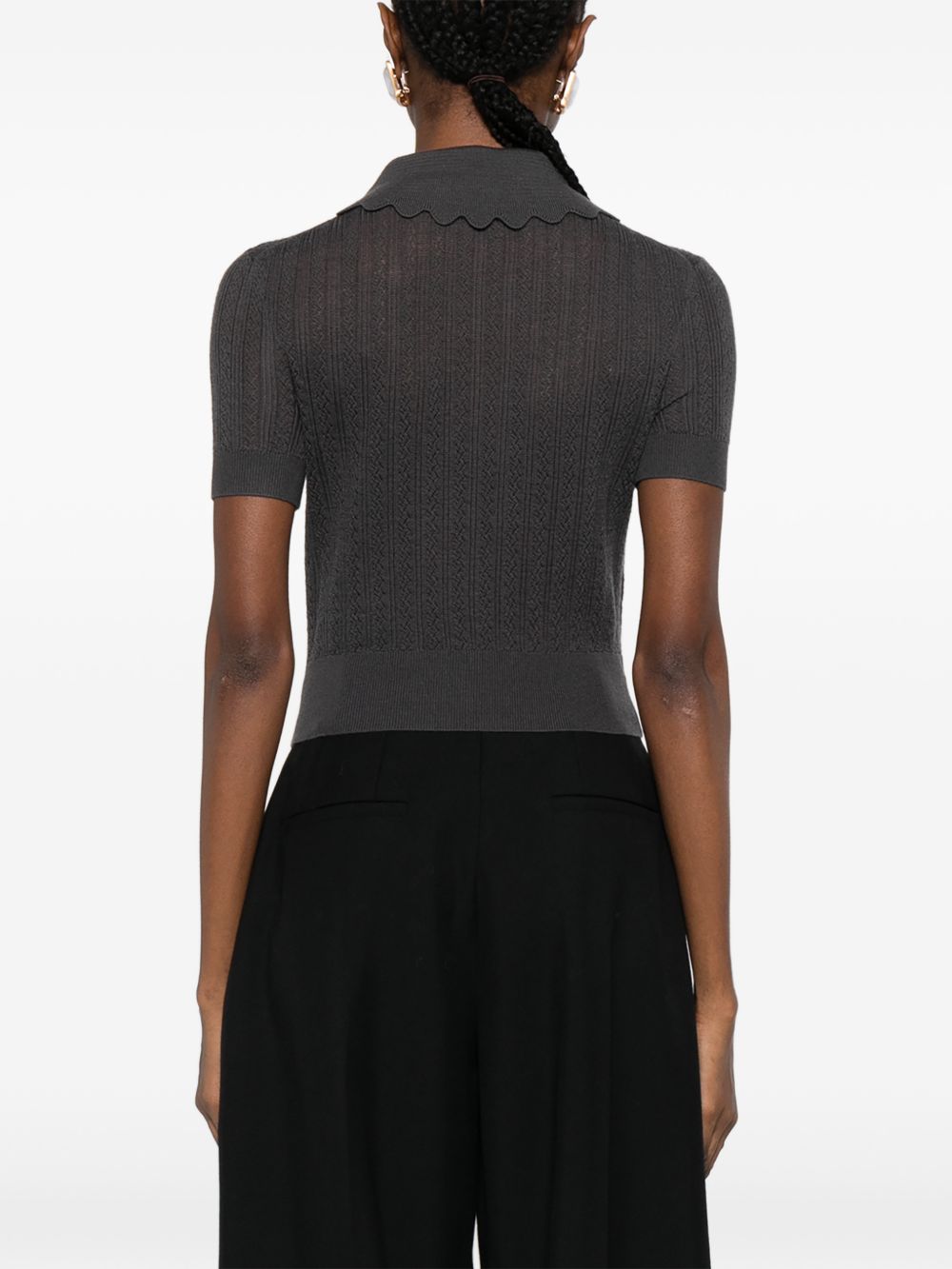 Grey Silk‑Blend T‑Shirts & Polos — Refined Everyday Tops