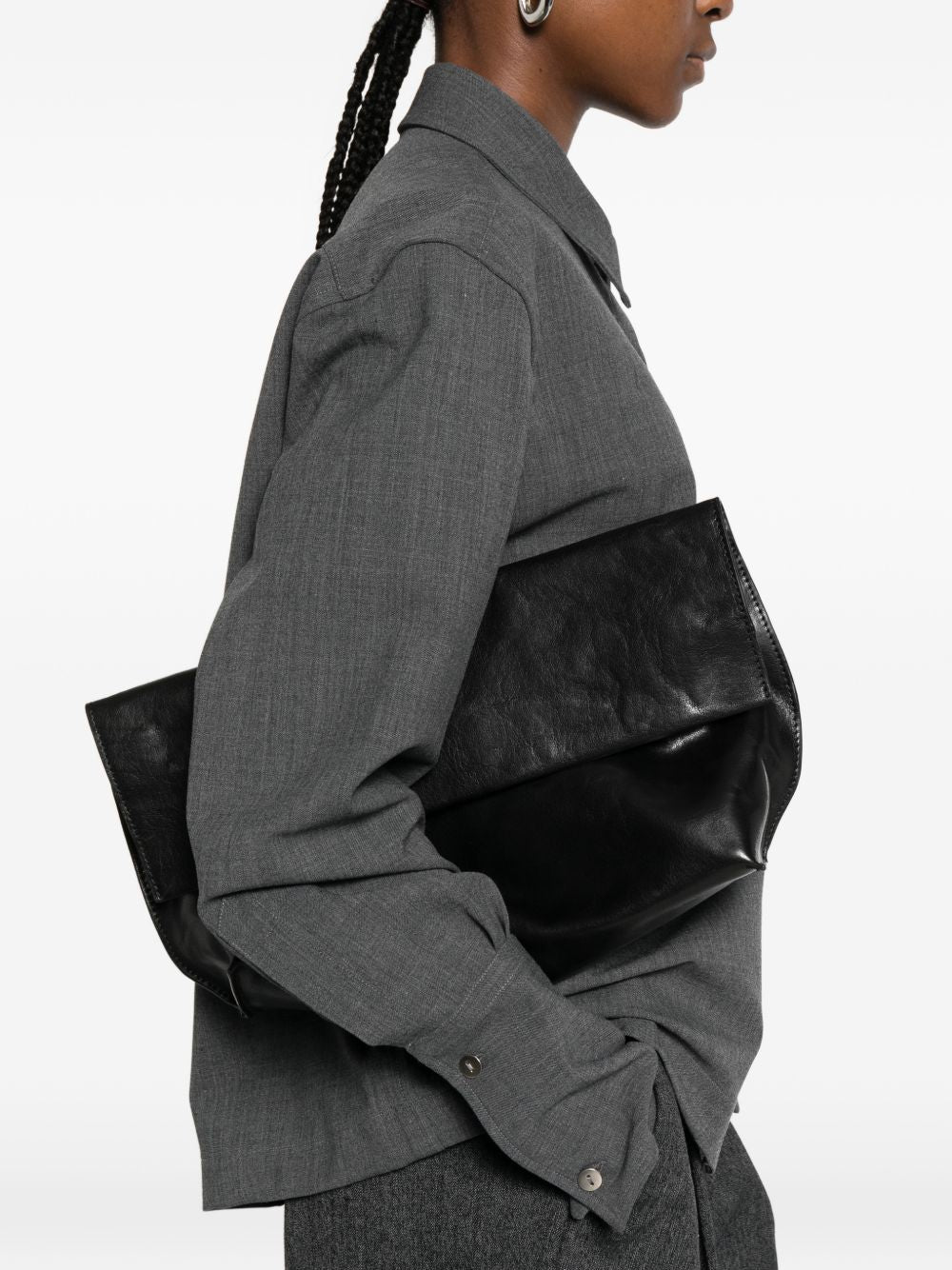 White Shoulder Bag — BEA MOMBAERS Timeless Elegance