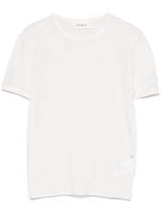 Ivory Cashmere T‑Shirt — Lisa Yang