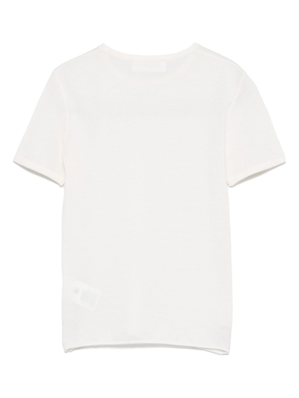 Ivory Cashmere T‑Shirt — Lisa Yang