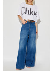 Chloé White Cotton T‑Shirt — Effortless Elegance