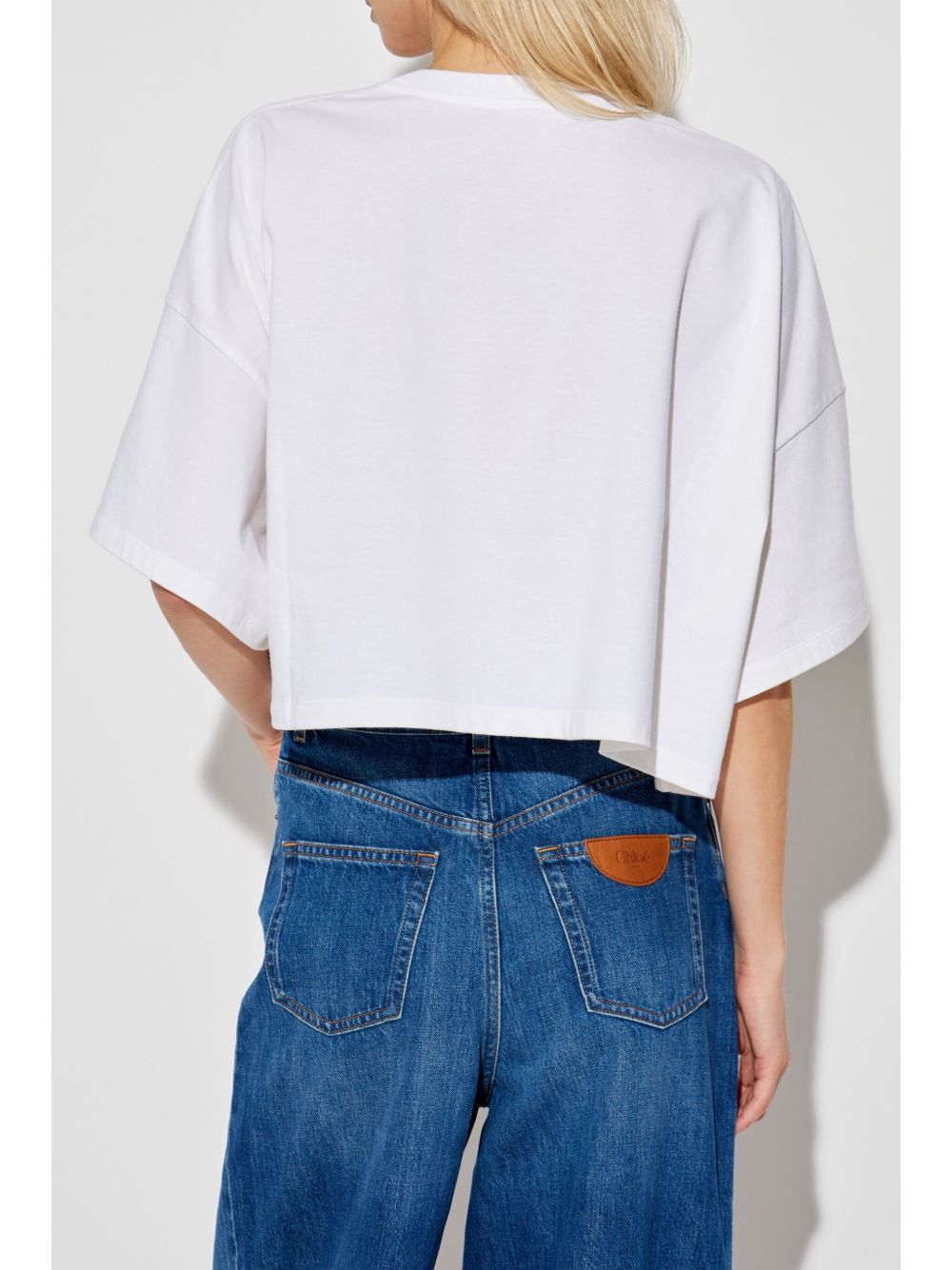 Chloé White Cotton T‑Shirt — Effortless Elegance