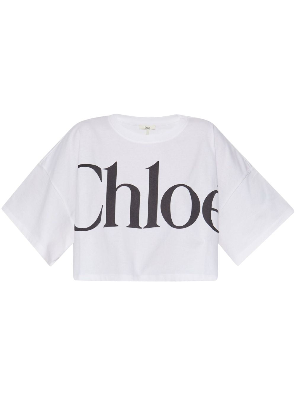 Chloé White Cotton T‑Shirt — Effortless Elegance