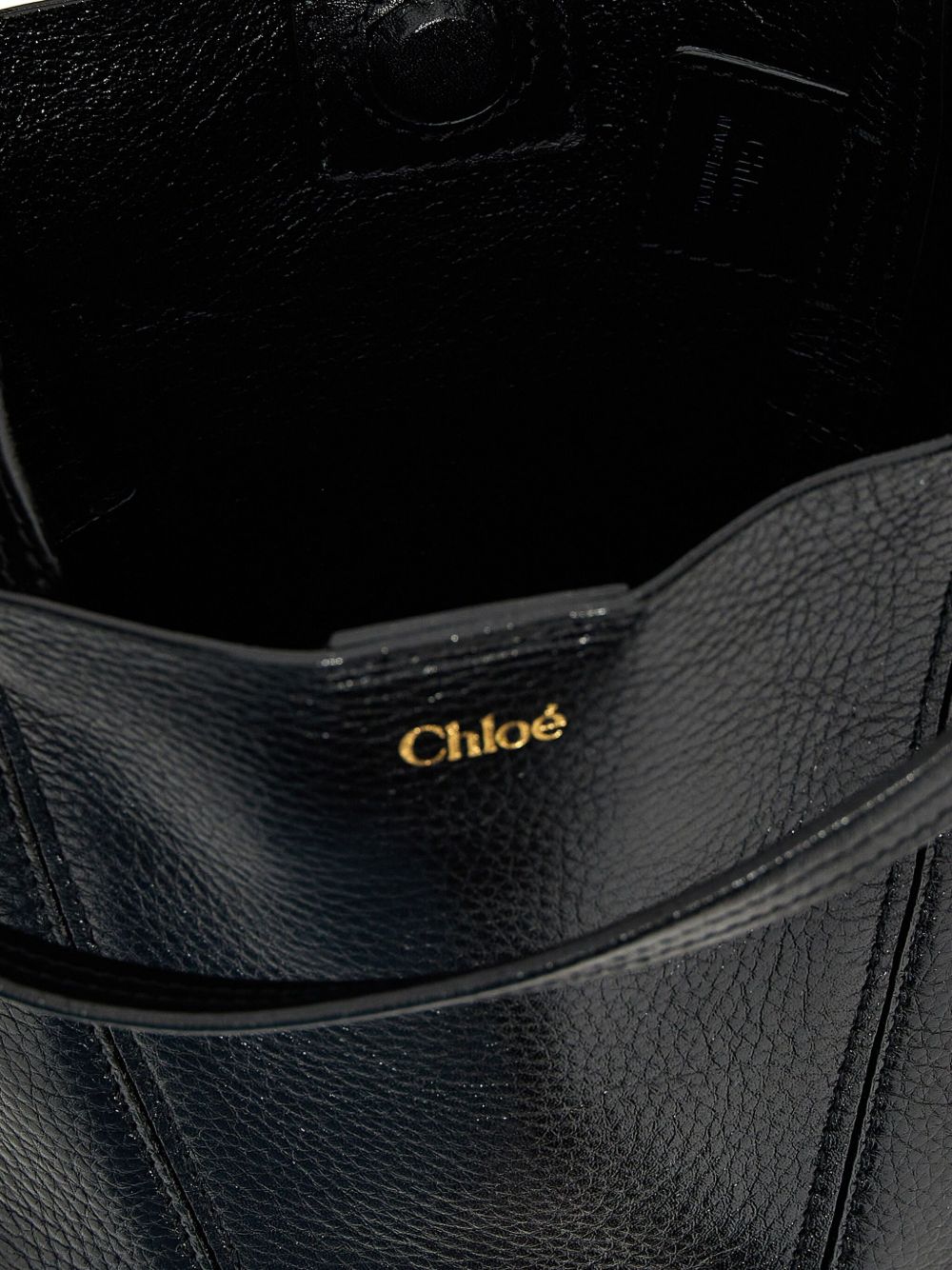 Chloé Shopper Bag in Black — Small Leather Tote, New In
