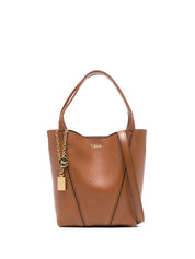 Chloé Shopper Bag — Leather Brown Tote (Small)
