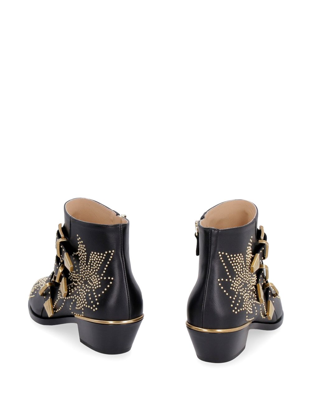 Chloé Susanna 30 Boots — Black Ankle Boots with Buckles