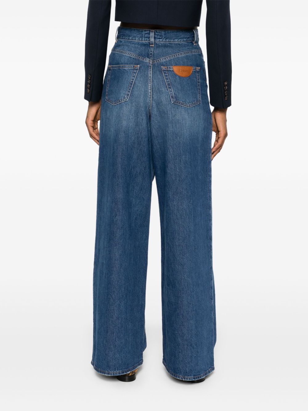Chloé Chloè Jeans — Wide‑Leg Blue Jeans for Easy Elegance