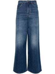Chloé Chloè Jeans — Wide‑Leg Blue Jeans for Easy Elegance