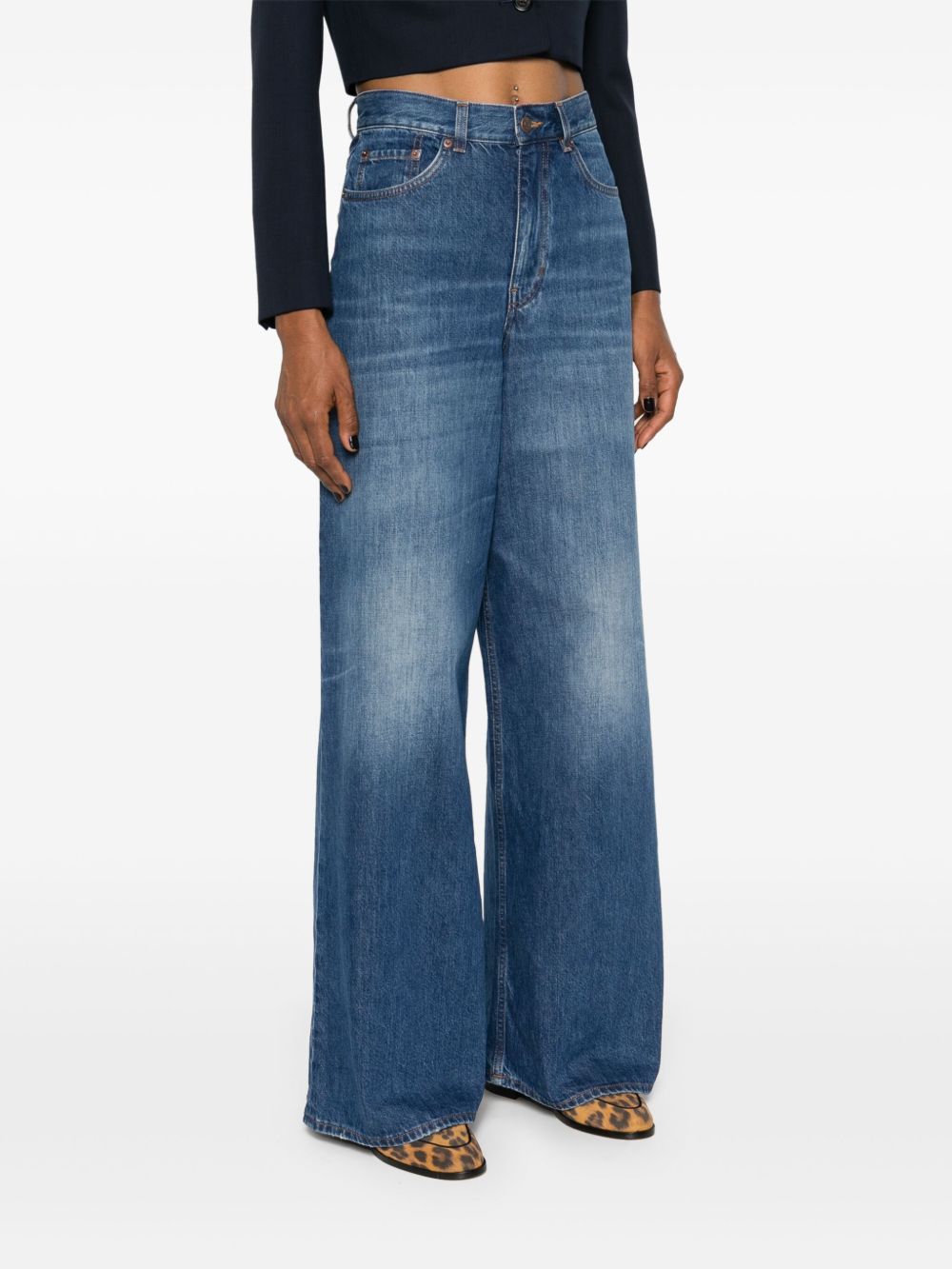 Chloé Chloè Jeans — Wide‑Leg Blue Jeans for Easy Elegance
