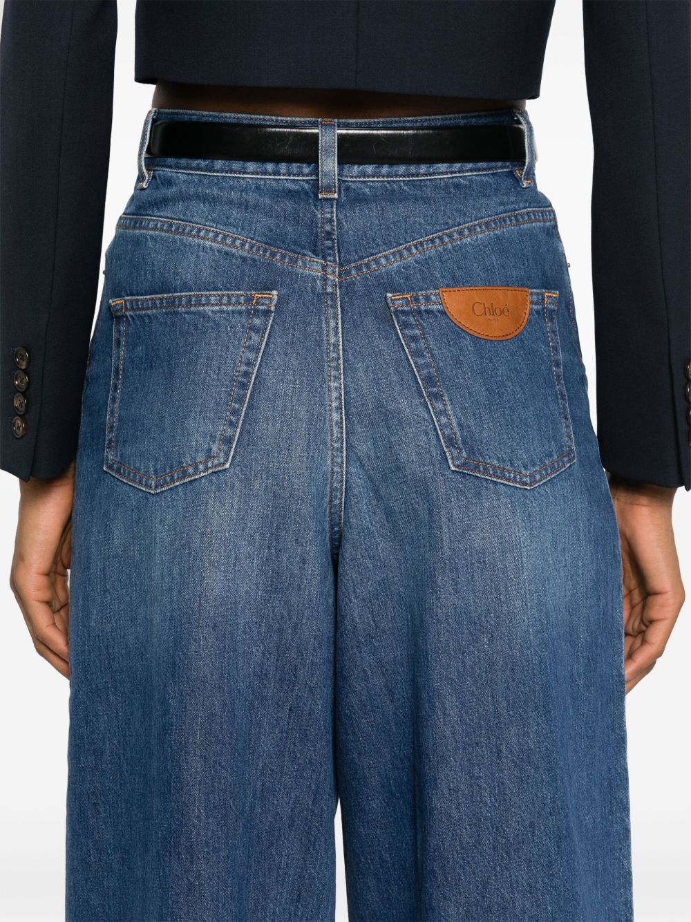 Chloé Chloè Jeans — Wide‑Leg Blue Jeans for Easy Elegance