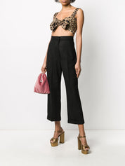Dolce & Gabbana Brown Leopard Print Top for Women