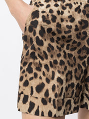 Dolce & Gabbana Leopard-Print Short Trousers - New