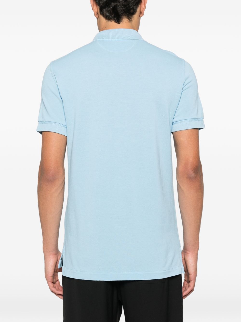 Tom Ford Clear Blue Cotton Polo — Tailored Men’s Polo