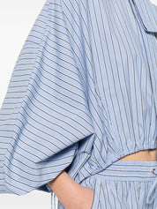 Zimmermann Clear Blue Shirt — Linen‑Touch Denim Blouse