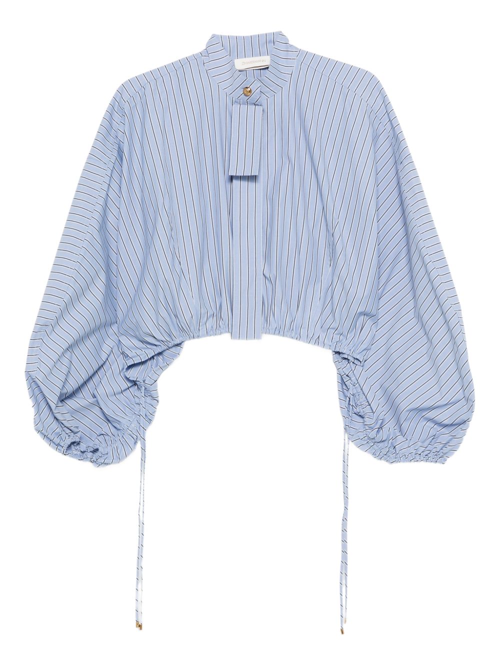 Zimmermann Clear Blue Shirt — Linen‑Touch Denim Blouse