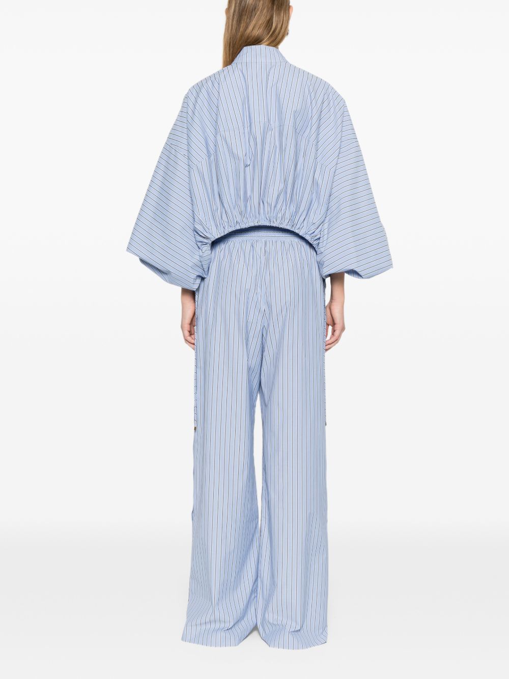 Zimmermann Clear Blue Shirt — Linen‑Touch Denim Blouse