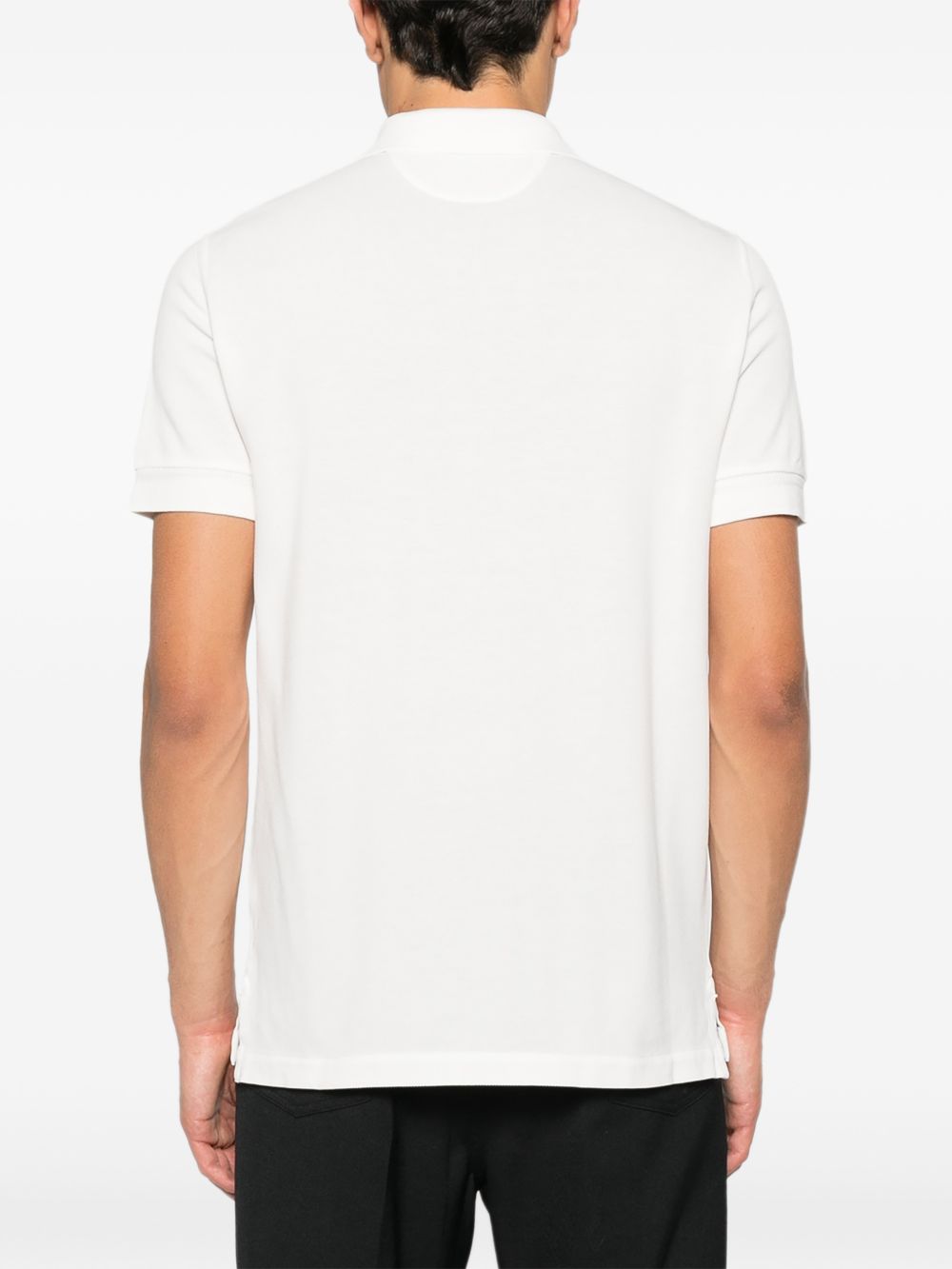 Tom Ford White Cotton‑Blend Polo — Refined Everyday Wear