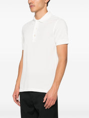 Tom Ford White Cotton‑Blend Polo — Refined Everyday Wear